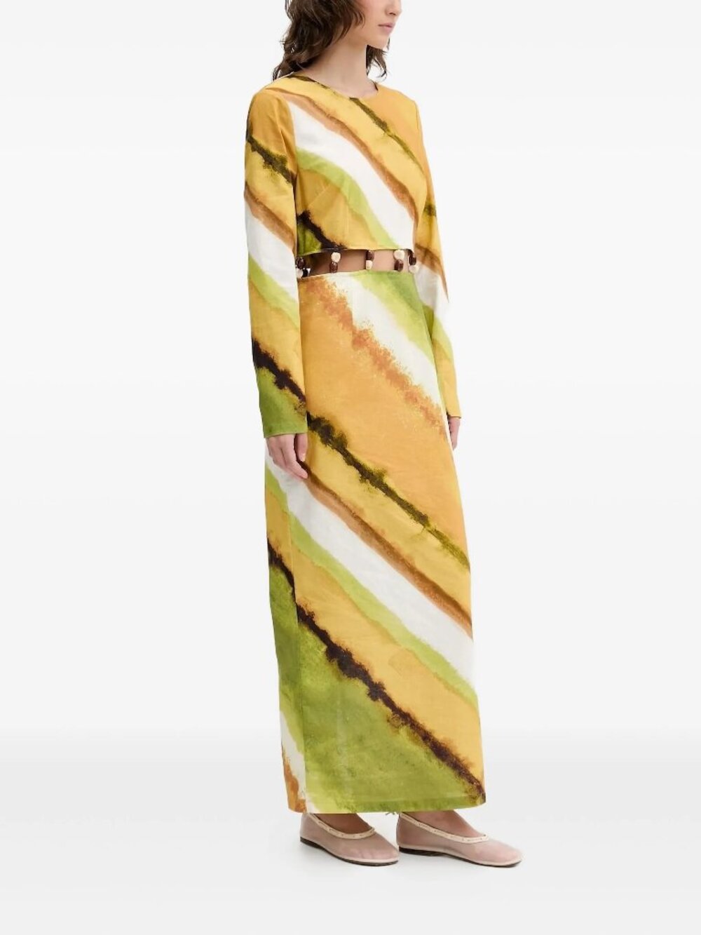 Never Fully Dressed Green Ombre Alba Dress